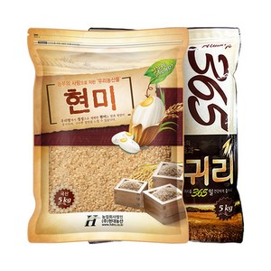 현대농산 현미5kg+귀리5kg, 1개, 5kg*2