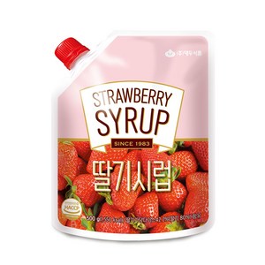 [화과방] 딸기시럽 500g, 1개