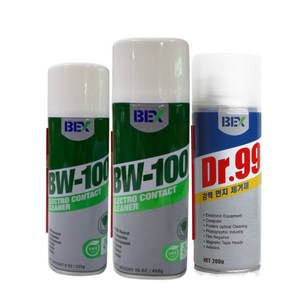 INVEN* 인벤 다용도 전자기기 청소용품 선택상품( BW전기 접점 부활제 225g 450g / DR강력 먼지 제거제 200g )@노즐포함@안전2중포장@, 1개, 전기접점BW225