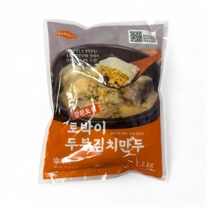 토박이마을 두부김치 만두, 1개, 1.2kg