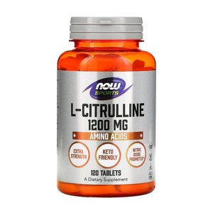 나우푸드 L 시트룰lline 1200mg 120 타블렛, 120정, 120정, 1개