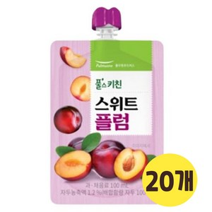 풀무원 풀스키친 스위트 플럼(자두) 과채음료, 20개, 100ml