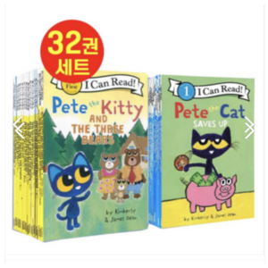 [이엔제이] 국내 당일발송 i can ead pete the cat 아이캔리드 피트더캣 세트 영어원서 음원