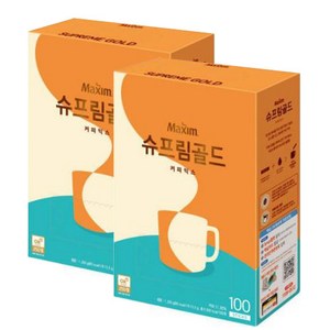 맥심 슈프림 골드 커피믹스, 13.5g, 100개입, 2개