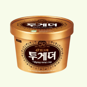 [샵플랜비] 빙그레 투게더 아이스크림 맛 진한 맛의 감동 어, 710ml, 4개