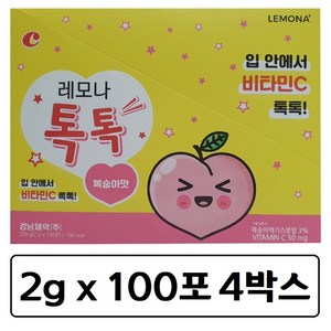 레모나 톡톡 비타민C, 200g, 4개