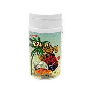 그로비타 소라게 전용 해수염, 1개, 80g