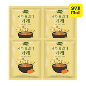 제주담음 제주 흑돼지 카레 250g, 4개