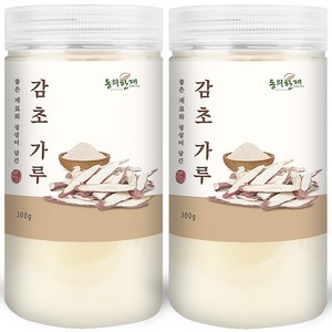 동의한재 프리미엄 국산 감초 가루 분말, 300g, 2개