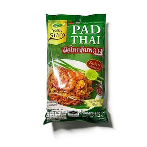 태국 Yoksiam 팟타이 스파이시 쌀국수 밀키트 115g / PAD THAI SPICY RICE NOODLE MEAL KIT, 1개