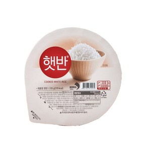 햇반 백미밥, 210g, 24개