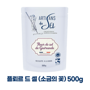 게랑드소금 프랑스 아티장 드 셀 토판 천일염, 1개, 500g