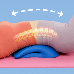 허리 스트레칭 기구 목 등 마사지기 지압기 자세 교정기 허리펴 굽은등 일자허리 펴기, 1개
