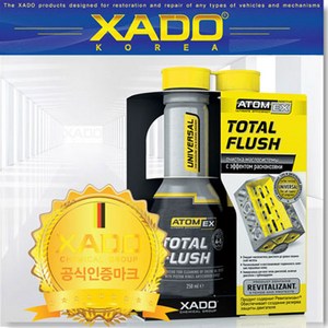 XADO 하도 정품 토탈플러쉬(250ml) 엔진첨가제, 1개