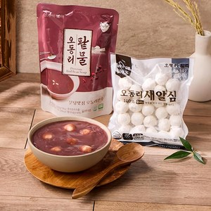 [오동리 팥죽]국내산 팥과 찹쌀로 만든 달지 않은 동지새알팥죽(680g/1~2인분), 680mg, 1세트