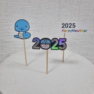 2025년 케이크픽 머핀픽 미니픽 데코, 세트, 1개