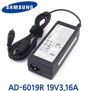 삼성 정품 19V 3.16A AD-6019R 노트북 어댑터, 1개