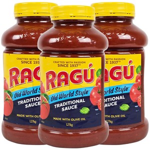 RAGU 토마토소스, 3개, 1.27kg