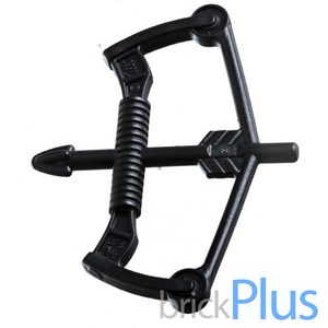 레고 부품 무기 호크아이 활 Black Minifig Weapon Compound Bow with Aow 6004944 10258, 블랙, 1개