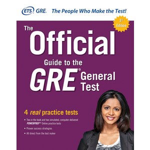 (영문도서) The Official Guide to the GRE Geneal Test Thid Edition Papeback, McGaw-Hill Companies, English, 9781259862410