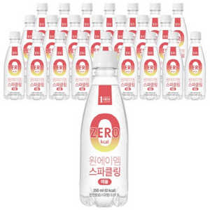 원에이엠 스파클링 애플 탄산수, 24개, 350ml