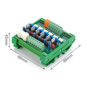 8채널 Din 레일 PLC 증폭기 보드 AC 출력 신호 220V 옵토커플러 절연 비접촉 SCR 고품질 모듈, 05 GKM06N 6Way