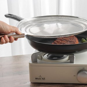 퀸센스 포스코 304 올스텐 촘촘한 펀칭 트랜스 매직커버, 30cm, 1개