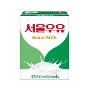 서울우유 멸균우유200mlx24팩(유통기한2월16일), 200ml, 24개