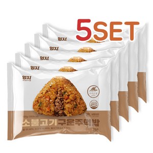 엄지 소불고기 구운주먹밥 100g 5개set, 1세트, 500g