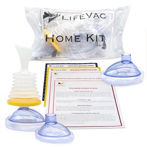 [미국직배송]LifeVac 라이프백 질식 구조 트래블 키트, 1개