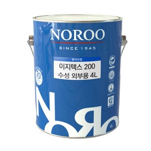 이지텍스200 4리터 수성외부용 페인트 콘크리트 담장 외벽용, 회색1, 1개, 4L