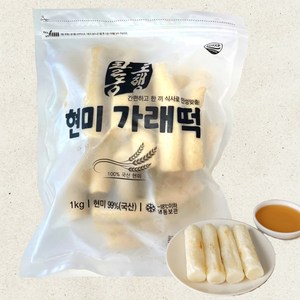 고마운땅 현미가래떡 1KG(국내산), 3개, 1kg