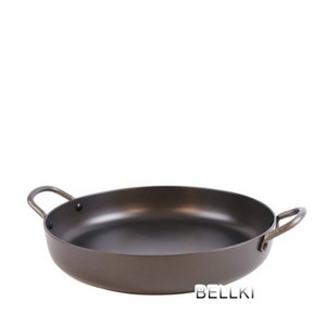 닭갈비팬 6 size * 경질 코팅 양수 볶음팬 전골팬 업소용 원형 철판 구이용, 28cm, 1개