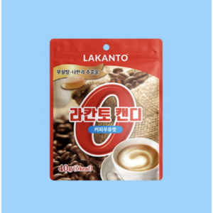 라칸토 무설탕 사탕 제로칼로리 5가지맛캔디 커피우유맛, 40g, 1개