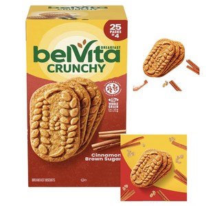 Belvita 브렉퍼스트 비스킷 시나몬 브라운 슈가 25개입, 1.25kg, 1개