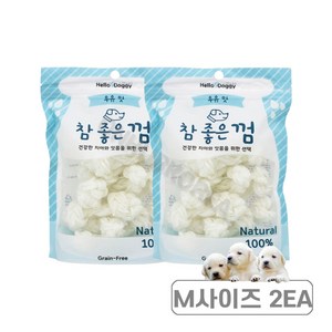 헬로도기 강아지 참좋은껌 실타래 우유껌 S 18p, 우유맛 M사이즈, 150g, 2개