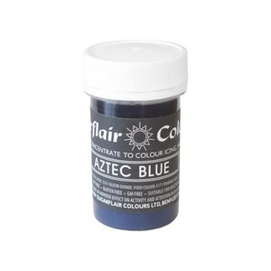 공예몰 Sugaflai 슈가플레어 PASTEL PASTE CONCENTRATED 25g 4_Aztec Blue 슈가크래프트 설탕공예 색소, 4개