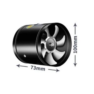 공기 환풍기 금속 파이프 배기 선풍기 환기 배기 선풍기 미니 소형 추출기 욕실 변기 벽 선풍기 덕트 선풍기 4 인치 6 인치 8 인치, 1) 4inch 20W