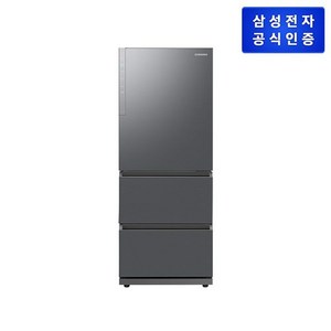 삼성전자 김치플러스 328L 스탠드형 3도어 김치냉장고 방문설치, 리파인드이녹스, RQ33C71K3S9