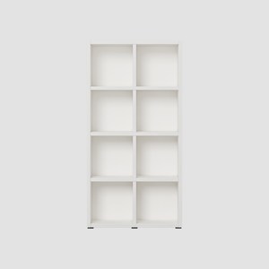 한샘 샘 책장 4단 80cm 시공(컬러 택1), 퓨어화이트(C)
