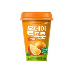 올데이프룻 오렌지 250ml 1+1 이벤트, 20개