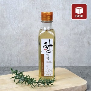 (1BOX) 유리병 투명 사각 참기름병 180ml FN180S (54개), 원터치캡-골드, 54개