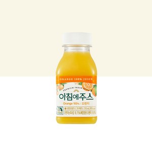 서울우유 아침에주스 오렌지 210ml 24개