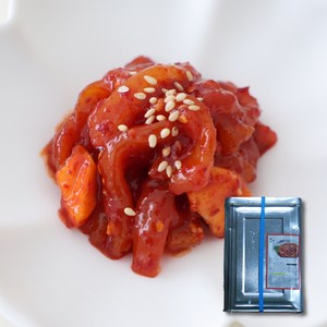 [여우마을] 업소용 대용량 양념 오징어젓갈 특오징어젓갈, 1개, 10kg