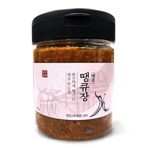 [땡큐땡초장]매콤장의 원조 땡초장 450g, 없음, 1개