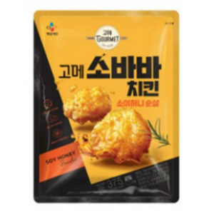 고메 치킨 소바바 순살치킨 소이허니 375G, 3개