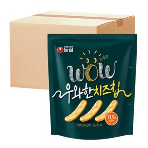 농심 우와한 치즈칩, 42g, 12개