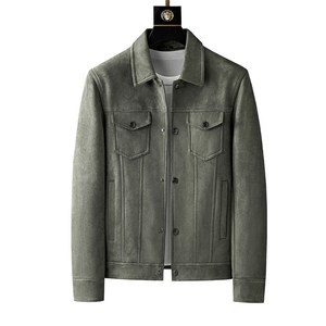 빅사이즈 스웨이드 자켓 트러커 M-4XL QOYO
