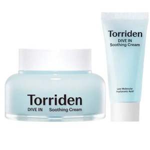 [본사정품/특별기획] 대용량 100ml+20ml 토리든 Toiden 다이브인 속보습 저분자 수분진정 히알루론산 수딩크림 피부진정 열감진정 쿨링감 민감피부, 120ml, 1개