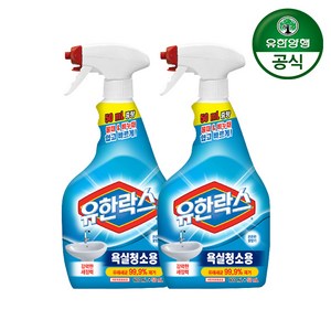 유한락스 욕실청소용 세정제, 650ml, 10개